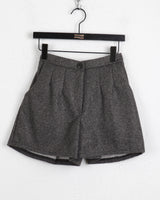 Dini Basic Wool Pintuck Winter Shorts