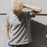 フィドルヘッドハーフTシャツ / メランジグレー