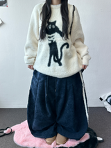 キュリタッピングトラックベルベットバルーンツータックバルーンパンツ 🤎🖤 3 カラーズ