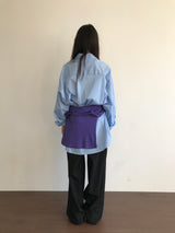 Silk Turn-Up Slacks (2color)