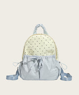 Ribbon Polka Dot Canvas Backpack – Cute College & Commuter Bag