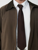 Solid Brown Tie