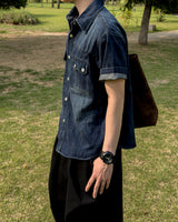 Weron Regular Denim Short Sleeve Shirt