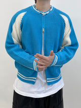 Nordi varsity knit zip-up 4C