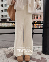 【MADE】Velvet wide pants