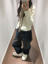 コーデュロイワイドレッグパンツ (2 Colors)