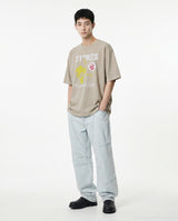 26FW ローリング ストーンズバンドライブピグメントショートスリーブ Tシャツ