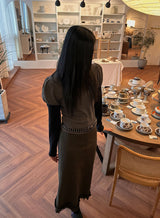 ストライプレイヤードパフTシャツ（3COL）