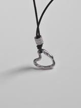 heart frame necklace