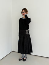 ファンシーバックルラップスカート