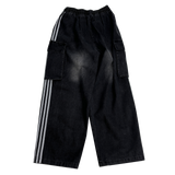  denim track cargo pants