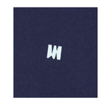LOOSE FIT PRINT-HOODIE [NAVY]