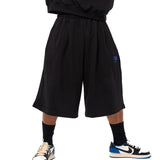 MVR Heart Logo Super Wide Bermuda Pants Black
