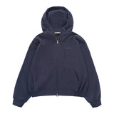 HOOD SWEAT ZIP-UP JUMPER (Navy)