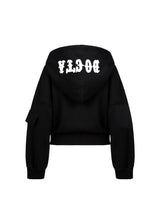 [MADE] レタリングワッペンフードジップアップ (HOODIE ONLY)