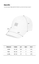 SQUARE LOGO RELAX FIT BALL CAP【DEEP PINK】