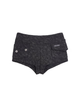 ファーニットショーツ[Black]