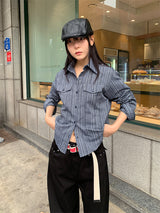 VINTAGE STRIPE SHIRT (3C)