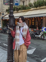 Wood Ribbed Pocket Knit Cardigan