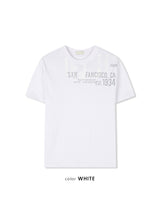 ブリックプリントTシャツ