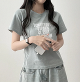 アイリーンレタリング半袖Tシャツ