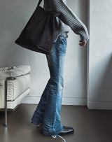 25FW★ [LANARCH] Frayline Bootcut Denim