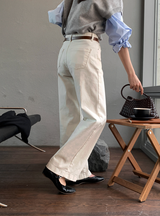 Lucain 307 Cotton Spandex Wide Pants / 5 colors