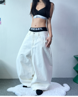 COTTON BASIC BALLOON PANTS❤🤍🤎🖤💚 - 5 COLORS