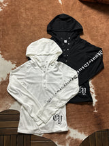 Chrome lettering hoodie