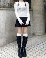 Heart Lock Cutout T-shirt