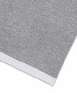 Layered Roll-Up Cropped T-shirt - Gray