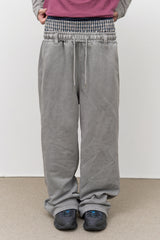Hang Pigment Sagging Pants