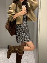 [MADE] hent wool handmade blue jacket