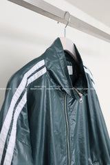 [UNISEX] Track Glossy Windbreaker Jersey Jacket