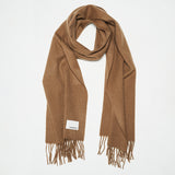 Wool Woven Scarf Solid_Camel