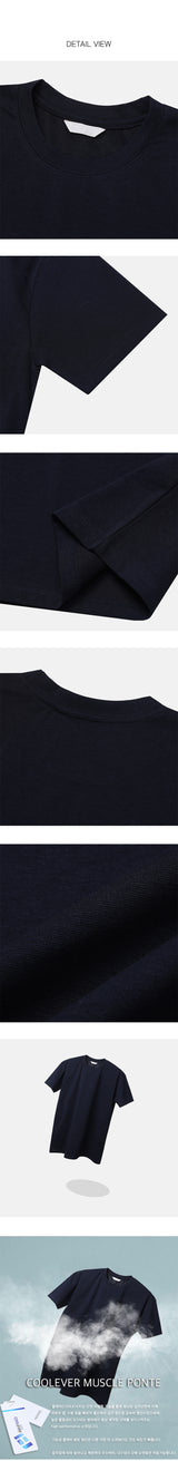 【PROMOTION】【MUSCLE FIT】クールベーシックマッスルハーフTシャツ(12color)