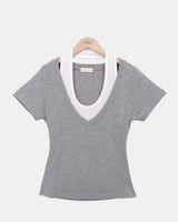 Miton Halter Neck Short-Sleeve T-Shirt