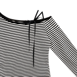 リボンワンショルダーTシャツ