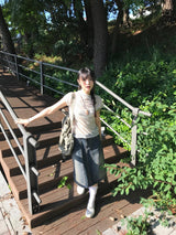 ドットシースルーTシャツ