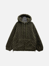 Dotty Pogle Quilted Hooded Zip-Up (3c)