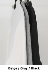 [2+1 Plan] Basic Blan Half-Neck Knit