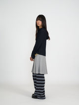 SNAP HOODIE SHIRT (BLACK)