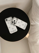 Flower Drawing Epoxy Phone Case