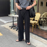 LMN リネンワンタックベンダブルワイドパンツ (5 colors)