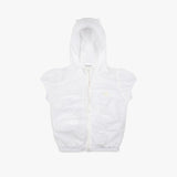 Dear Shirring windbreaker