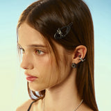 NO.485 [BLACK] STUD STM HAIR PIN