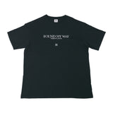 FMW レタリング ロゴ T シャツ - ブラック