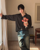 Believer Linen Check Long Sleeve Shirt