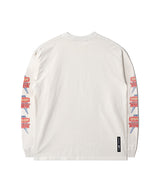 TL エースモーターズビンテージウォッシュド長袖Tシャツ (エクリュ)