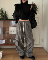Dyed Parachute Cargo Pants
